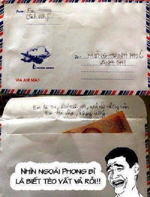 Không nhịn được cười với những kiểu ghi phong bì cưới bá đạo nhất quả đất của những tay chơi-1
