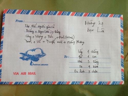 Không nhịn được cười với những kiểu ghi phong bì cưới bá đạo nhất quả đất của những tay chơi-6