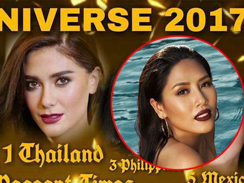 Trước giờ lên đường, Nguyễn Thị Loan được Global Beauties dự đoán lọt top 20 Miss Universe 2017-11