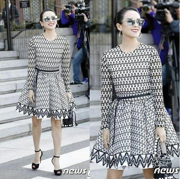 Diện váy 6 triệu đồng, Chương Tử Di tỏa sáng không thua kém ai tại đám cưới Song - Song-1