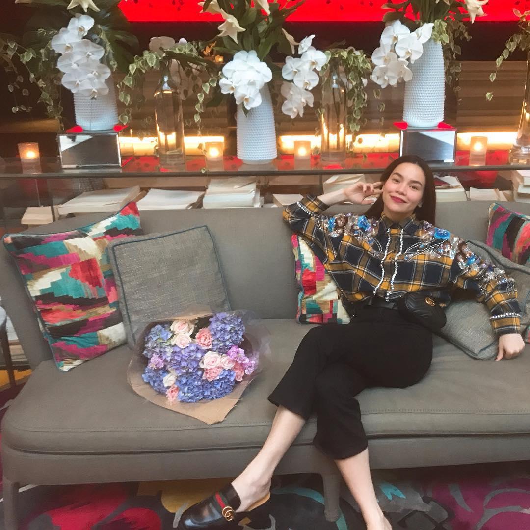 Tin sao Việt 1/11: Bỏ ngoài tai mọi công kích, hoa hậu Lê Âu Ngân Anh hào hứng với công việc mới-9