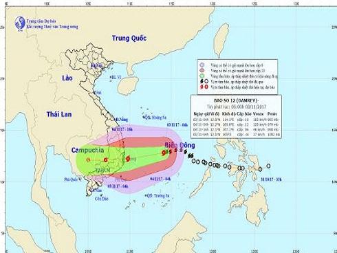 Tin bão số 12: Di chuyển nhanh và mạnh thêm, kịch bản bất ngờ có thể xảy ra