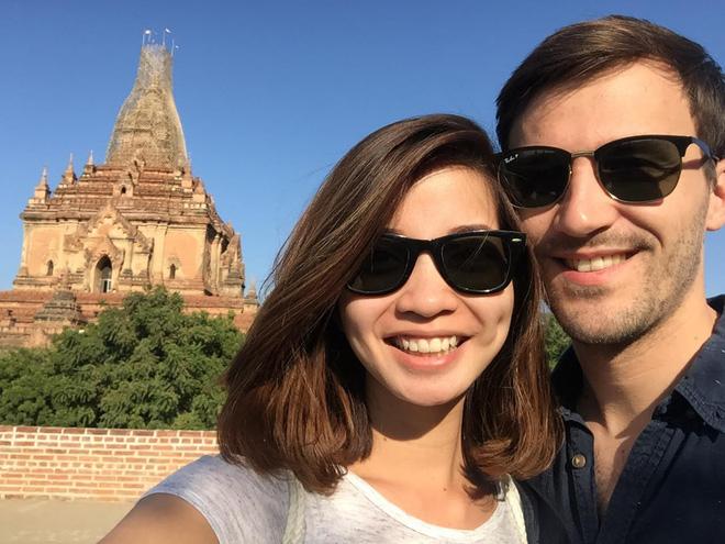 Chàng trai Pháp đưa bạn gái Việt sang Myanmar cầu hôn trên khinh khí cầu lúc bình minh-3