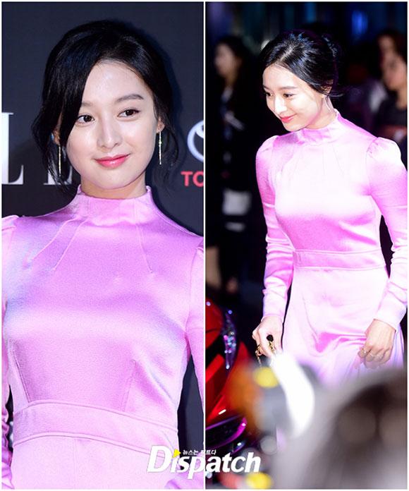 Yoona diện style menswear - mỹ nhân Hậu duệ mặt trời sến sẩm với váy hồng-4