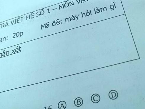 Thầy giáo 'chất nhất quả đất' với loạt mã đề thi khiến học sinh 'tắt điện'