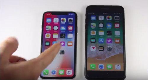 Clip: Kết quả so sánh tốc độ iPhone X và iPhone 7 Plus-1