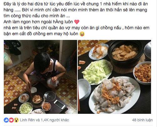 Sự thật bất ngờ về anh chồng nấu trăm món ngon chiều vợ đang được chị em khen nức nở-2