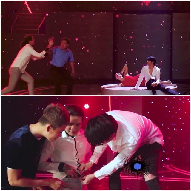 Tranh trai đẹp cùng Trấn Thành, BB Trần bị bung cả cúc quần-3