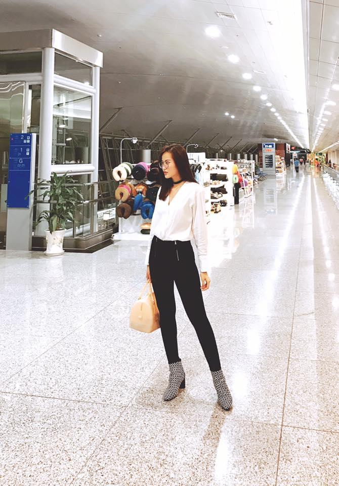 Ngắm nhan sắc và gu thời trang đời thường của Khánh Ngân - tân Hoa hậu Hoàn cầu 2017-7