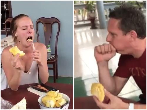Clip hài: Khách nước ngoài chỉ biết hét lên 'Oh my god' khi ăn thử trái sầu riêng