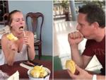 Clip hài: Khách nước ngoài chỉ biết hét lên 'Oh my god' khi ăn thử trái sầu riêng