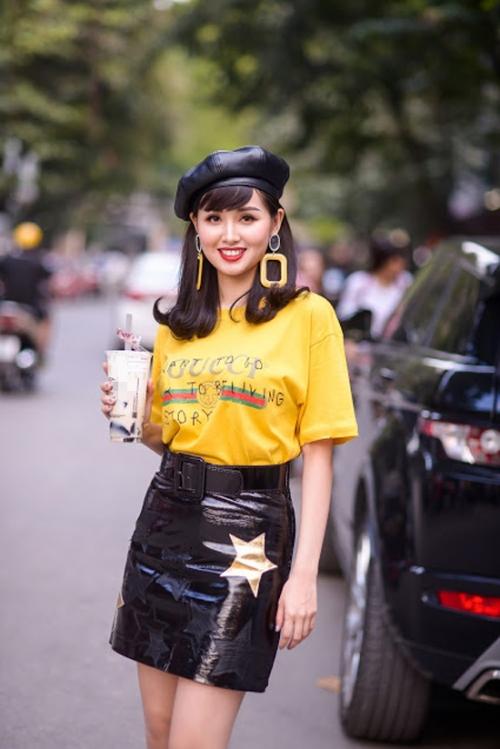 Đụng hàng áo thun Gucci 12 triệu đồng, Tâm Tít khí chất không kém Hà Hồ, Kỳ Duyên-1