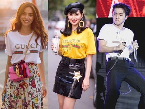 Đụng hàng áo thun Gucci 12 triệu đồng, Tâm Tít 'khí chất' không kém Hà Hồ, Kỳ Duyên