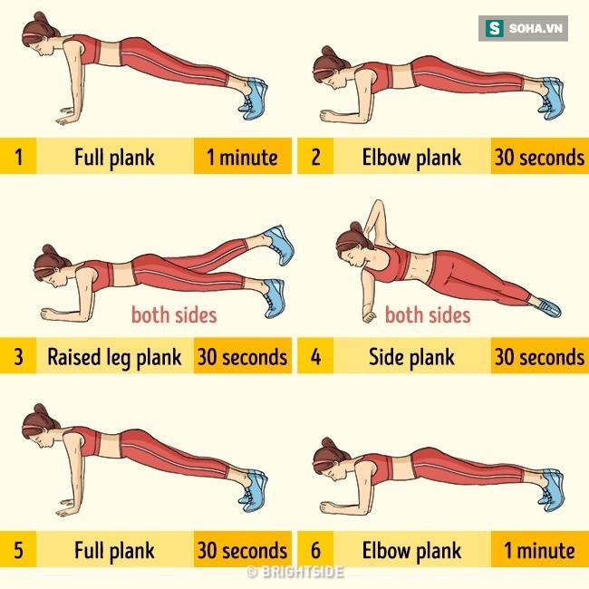 Tập 6 động tác giữ yên trong 5 phút: Phần mỡ thừa sẽ biến mất tự nhiên chỉ sau 1 tháng-1