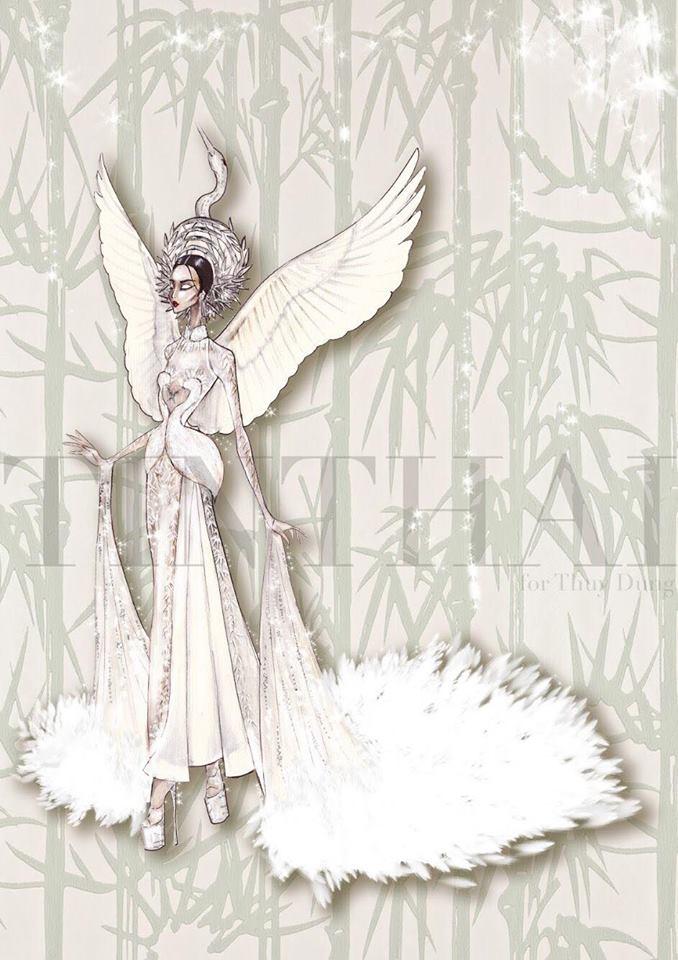 Lộ diện trang phục dân tộc của Á hậu Thùy Dung tại Hoa hậu Quốc tế 2017-2