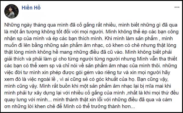 Sau ồn ào tình ái với Soobin Hoàng Sơn, Hiền Hồ tủi thân khi ca khúc mới bị dân mạng mỉa mai-2