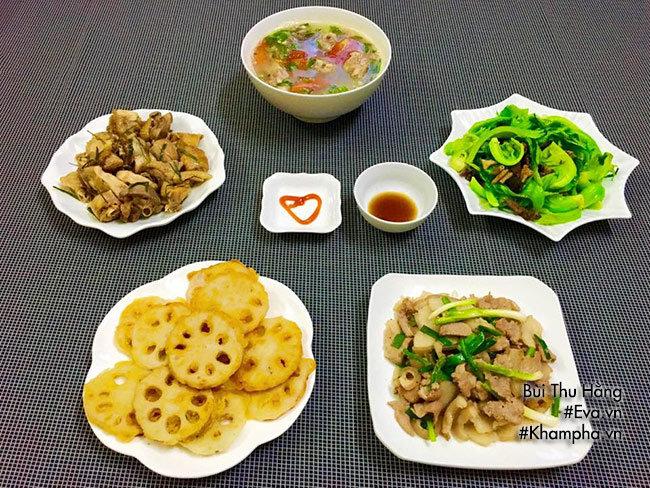 Mâm cơm chiều ngon cho 5 người ăn no nê-1