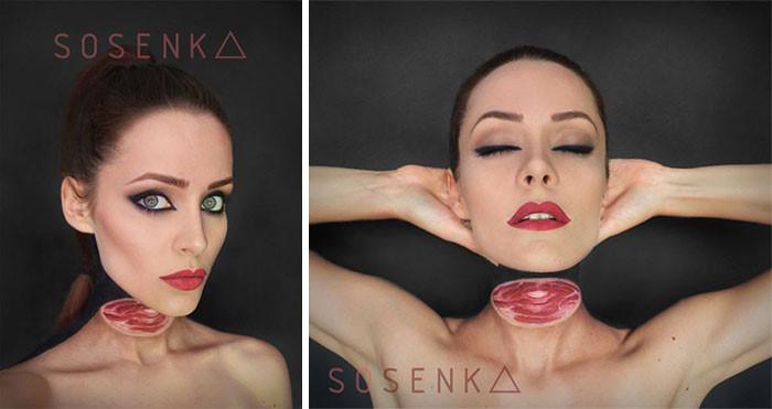 Cô gái có 100.000 fan nhờ tài make up kinh dị, cosplay giống y bản gốc-10