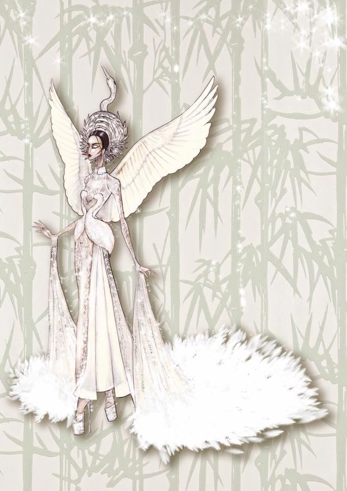 Trang phục dân tộc dự thi Hoa hậu Quốc Tế của Thùy Dung bị chê quê mùa và thiếu tinh tế-1