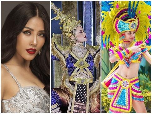 Nguyễn Thị Loan mang theo hơn 200 kg hành lý lên đường dự thi Miss Universe 2017-11