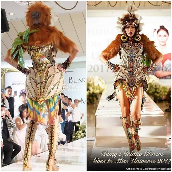 Để thắng giải Quốc phục, Nguyễn Thị Loan phải hạ loạt thiết kế độc đáo tại Miss Universe-12