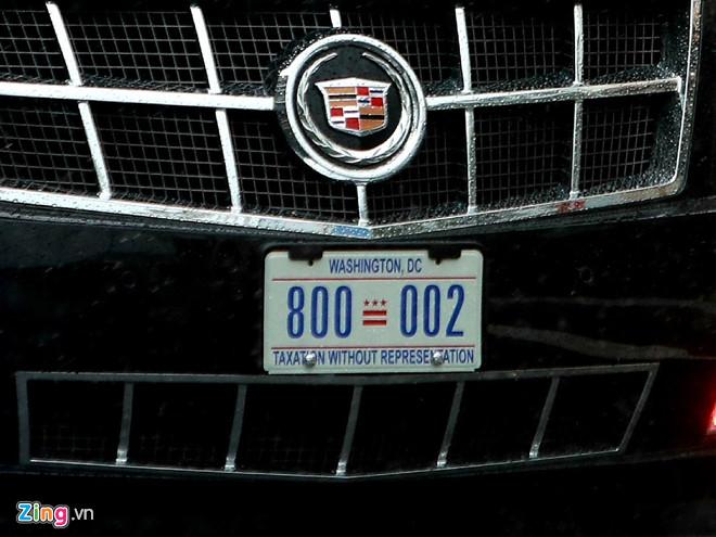 Giải nghĩa dòng chữ bí ẩn trên biển số xe Tổng thống Mỹ-1