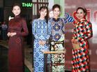 Dàn mỹ nhân Việt rực rỡ với áo dài họa tiết tham dự ra mắt phim 'Cô Ba Sài Gòn'