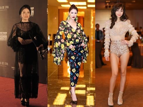 Trang Trần diện đồ lòe loẹt - Lý Nhã Kỳ ăn vận rườm rà lọt top sao mặc xấu tuần này