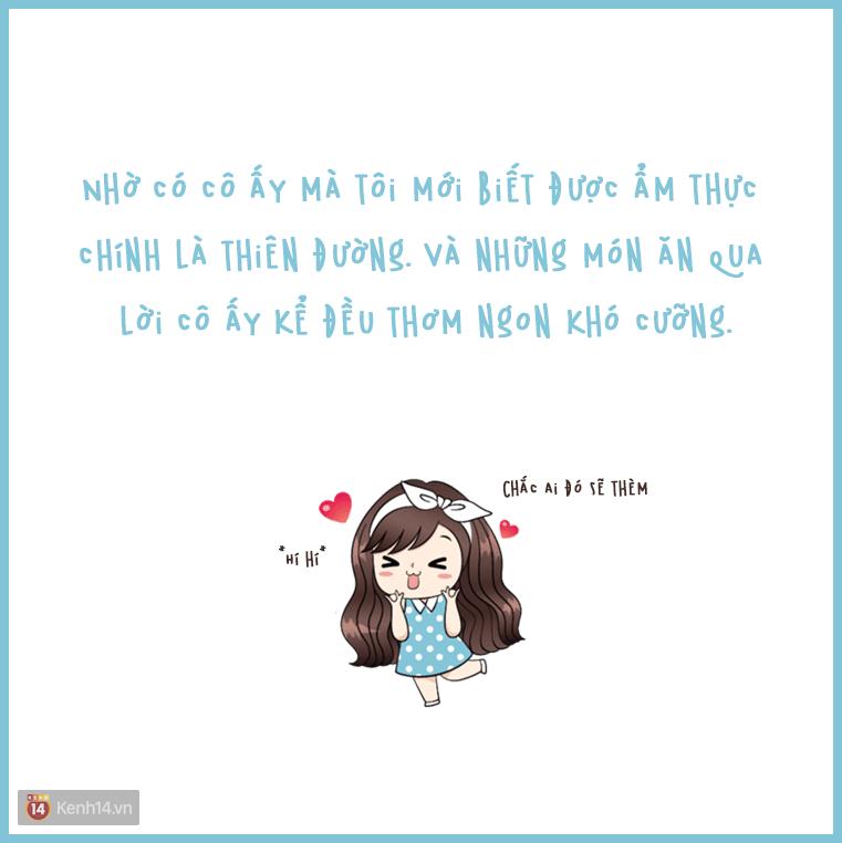 Yêu một cô bạn gái có tâm hồn ăn uống chính xác là như thế nào?-8