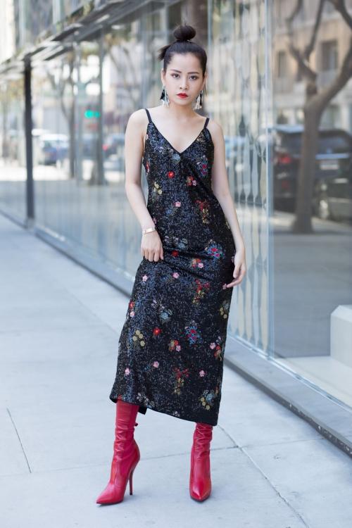 Liên tục mặc đụng hàng , thời trang của Đồng Ánh Quỳnh đang bị Chi Pu đồng hóa?-3