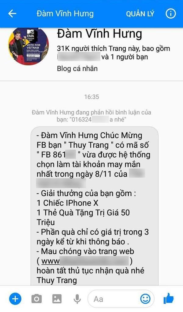 Tên Đàm Vĩnh Hưng sáng nhất tuần khi bị lợi dụng thành kẻ lừa đảo trên mạng xã hội-3
