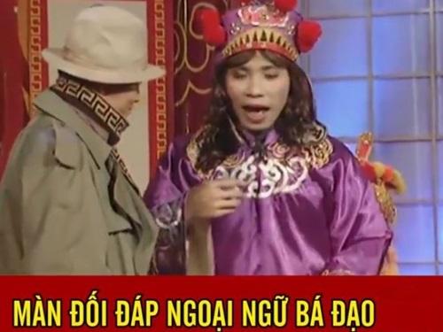 Clip cực hài: Tự Long, Xuân Bắc, Công Lý trổ tài ngoại ngữ trong Táo quân