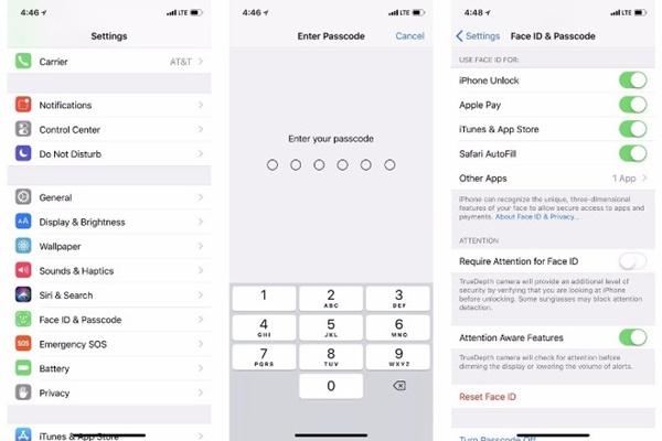 Face ID không hoạt động trên iPhone X khắc phục sao?-3