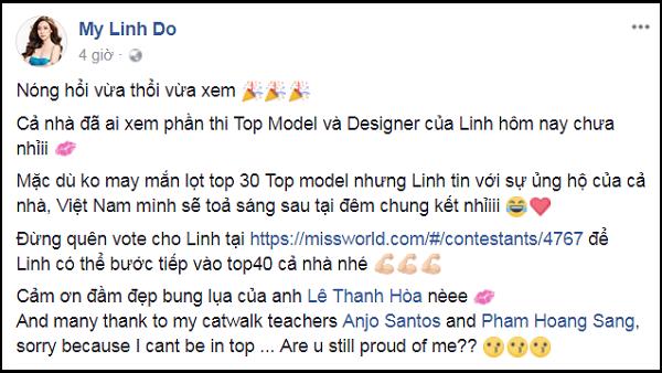 Catwalk xuất sắc, Đỗ Mỹ Linh vẫn trượt top 30 Top Model tại Hoa hậu Thế Giới 2017-4