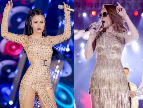 Đông Nhi gặp sự cố trang phục, Mỹ Tâm 'xào rau' với phiên bản mới