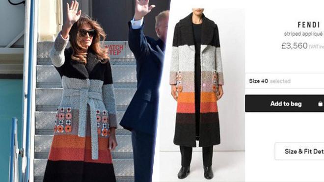 Trang phục hàng hiệu của phu nhân Tổng thống Trump trong chuyến công du-2