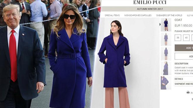 Trang phục hàng hiệu của phu nhân Tổng thống Trump trong chuyến công du-3