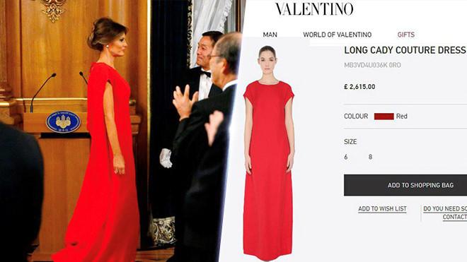 Trang phục hàng hiệu của phu nhân Tổng thống Trump trong chuyến công du-4