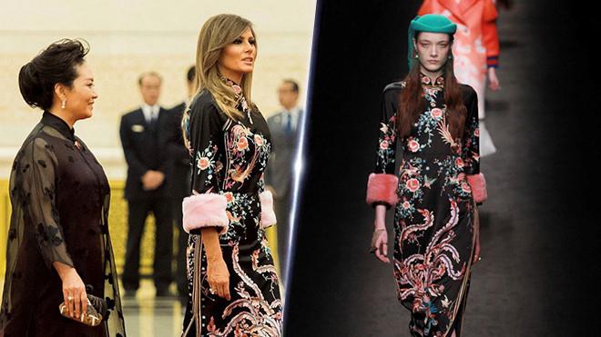 Trang phục hàng hiệu của phu nhân Tổng thống Trump trong chuyến công du-8