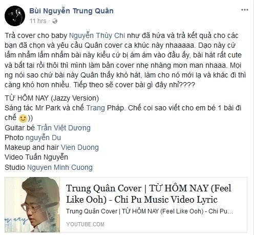 Từ hôm nay của Chi Pu đã bớt thảm họa qua giọng hát của Trung Quân-2