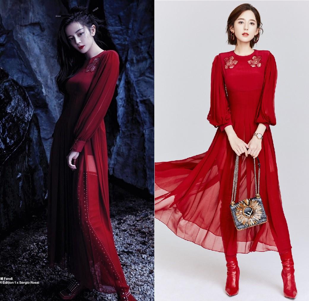 Mặc chung đồ với hàng tá sao nữ khác, lần nào Địch Lệ Nhiệt Ba cũng dìm hết đối phương-9