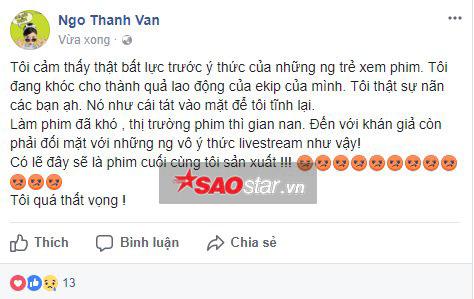 Bất lực trước nạn quay livestream lén, Ngô Thanh Vân tuyên bố: Cô Ba Sài Gòn sẽ là bộ phim cuối cùng tôi sản xuất-3