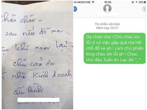 Đỗ xe chắn cửa, chủ nhà chỉ để lại mảnh giấy và tin nhắn phản hồi của tài xế khiến nhiều người mỉm cười