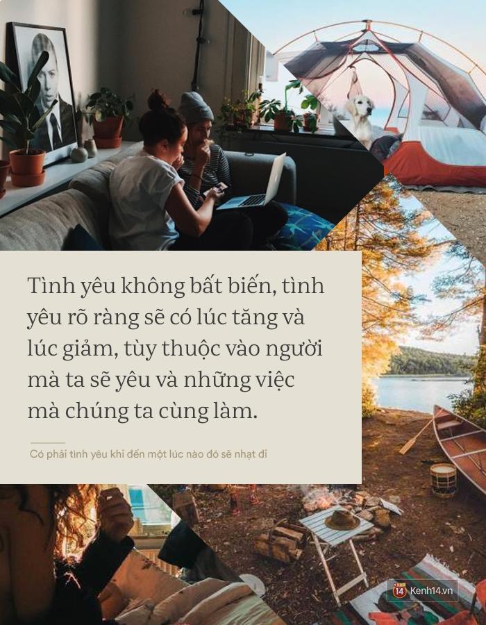 Có phải tình yêu khi đến một lúc nào đó sẽ nhạt đi và người ta chẳng còn thiết tha nhau nữa?-2