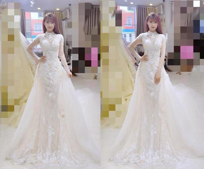 Để hợp với đám cưới siêu motor, Khởi My chọn chiếc váy giản dị thay vì mặc soire lộng lẫy-9