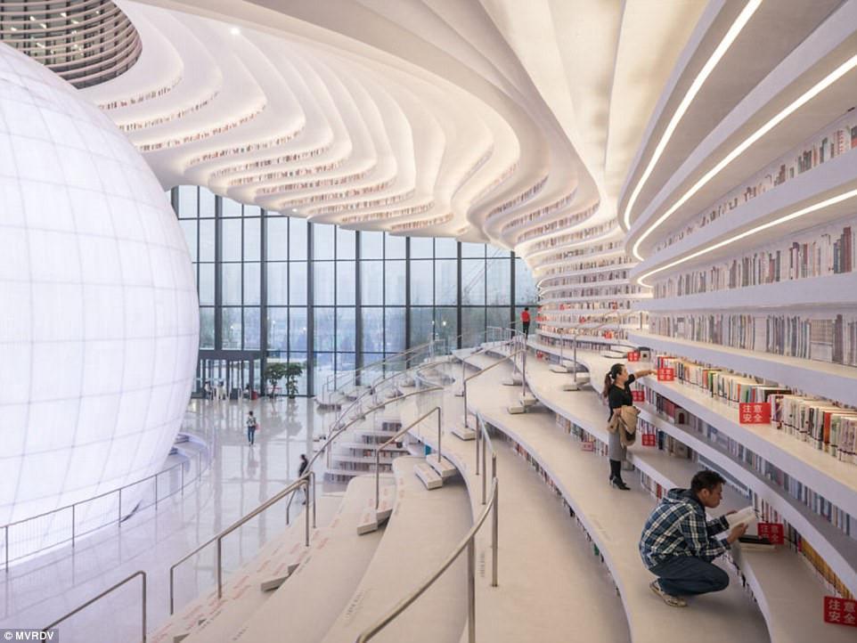 Thư viện khổng lồ chứa 1,2 triệu cuốn sách ở Trung Quốc-2