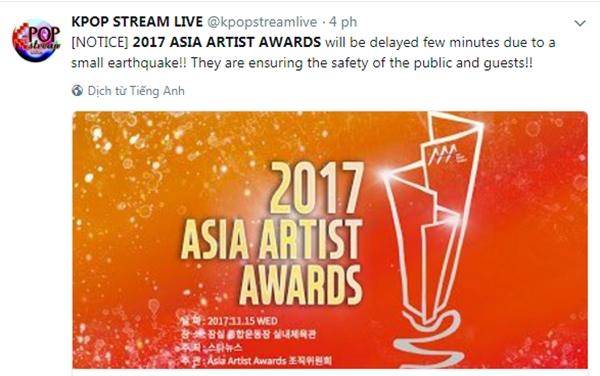 Dàn sao lộng lẫy đã xuất hiện, Asia Artist Awards 2017 vẫn phải tạm hoãn vì động đất-13