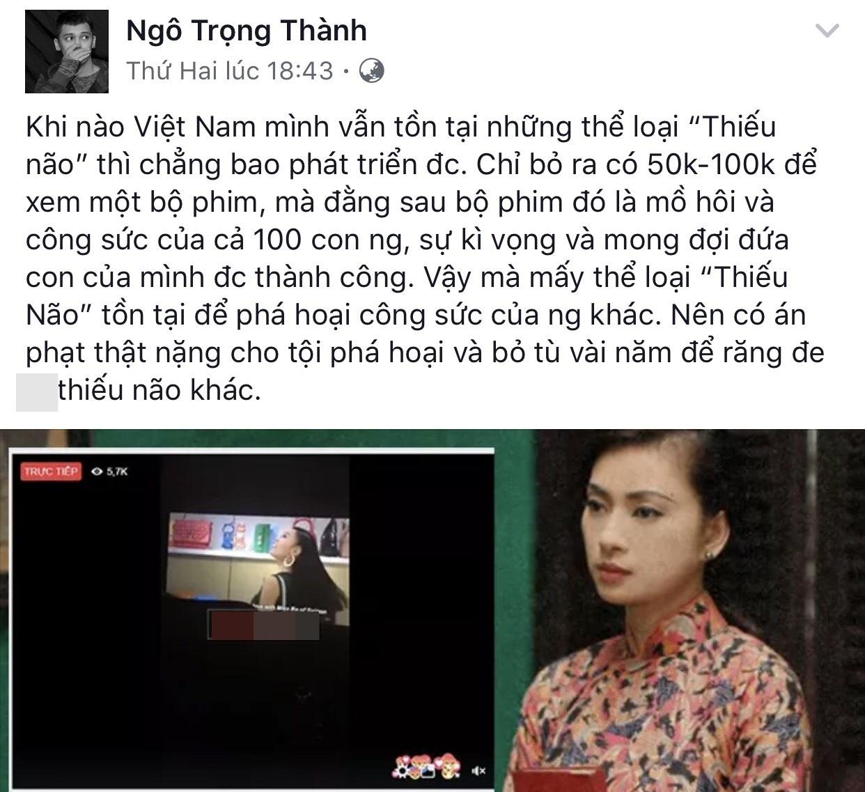 Trấn Thành và dàn sao Việt ủng hộ Ngô Thanh Vân xử tới bến kẻ livestream lén-3