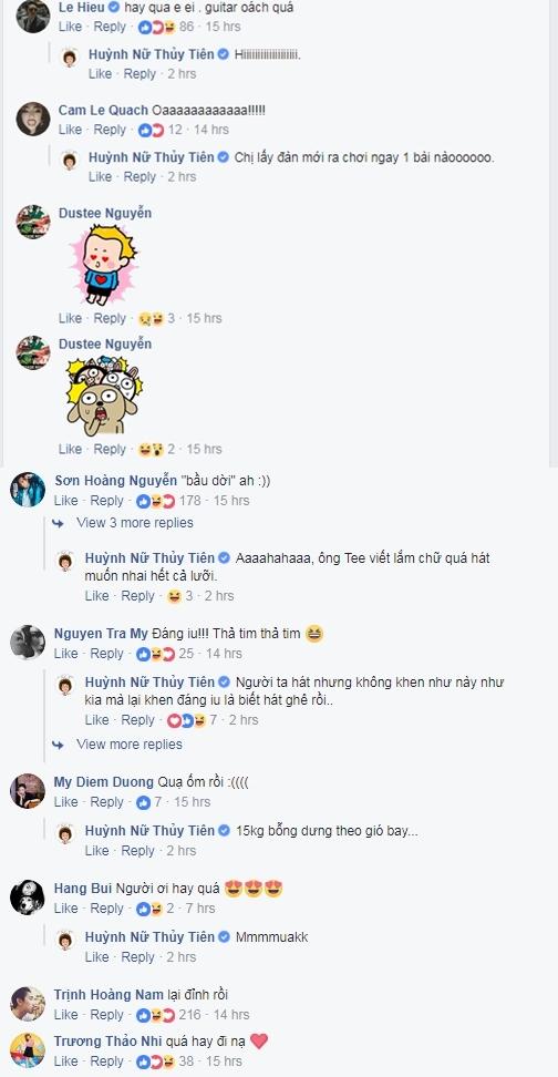 Tiên Tiên được nhiều nghệ sĩ khen ngợi khi cover Đã lỡ yêu em nhiều của Justatee-1