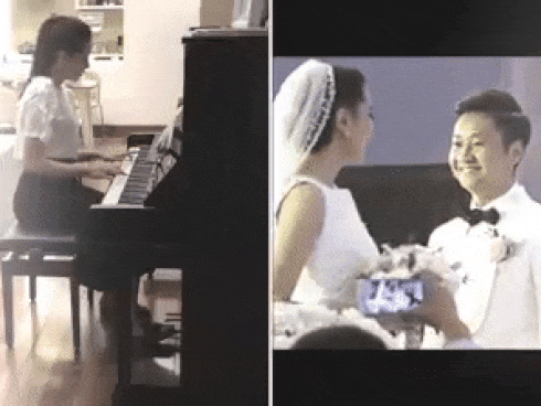 MC thời tiết Mai Ngọc 'tập dượt' chuẩn bị kỷ niệm tròn 1 năm ngày cưới